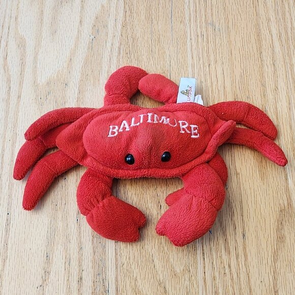 Unipak Red Baltimore Crab Stuffed Animal Toy - Picture 3 of 15